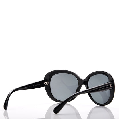 Chanel Signature Oval Sunglasses 5312 Black 4 of 8