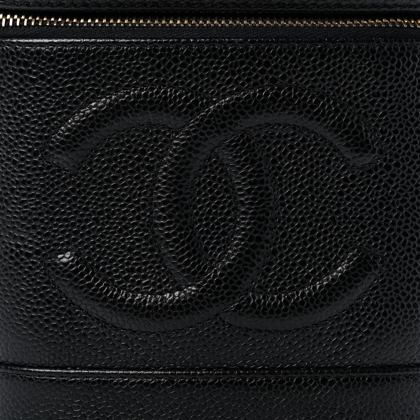 Caviar Cosmetic Vanity Bag Black