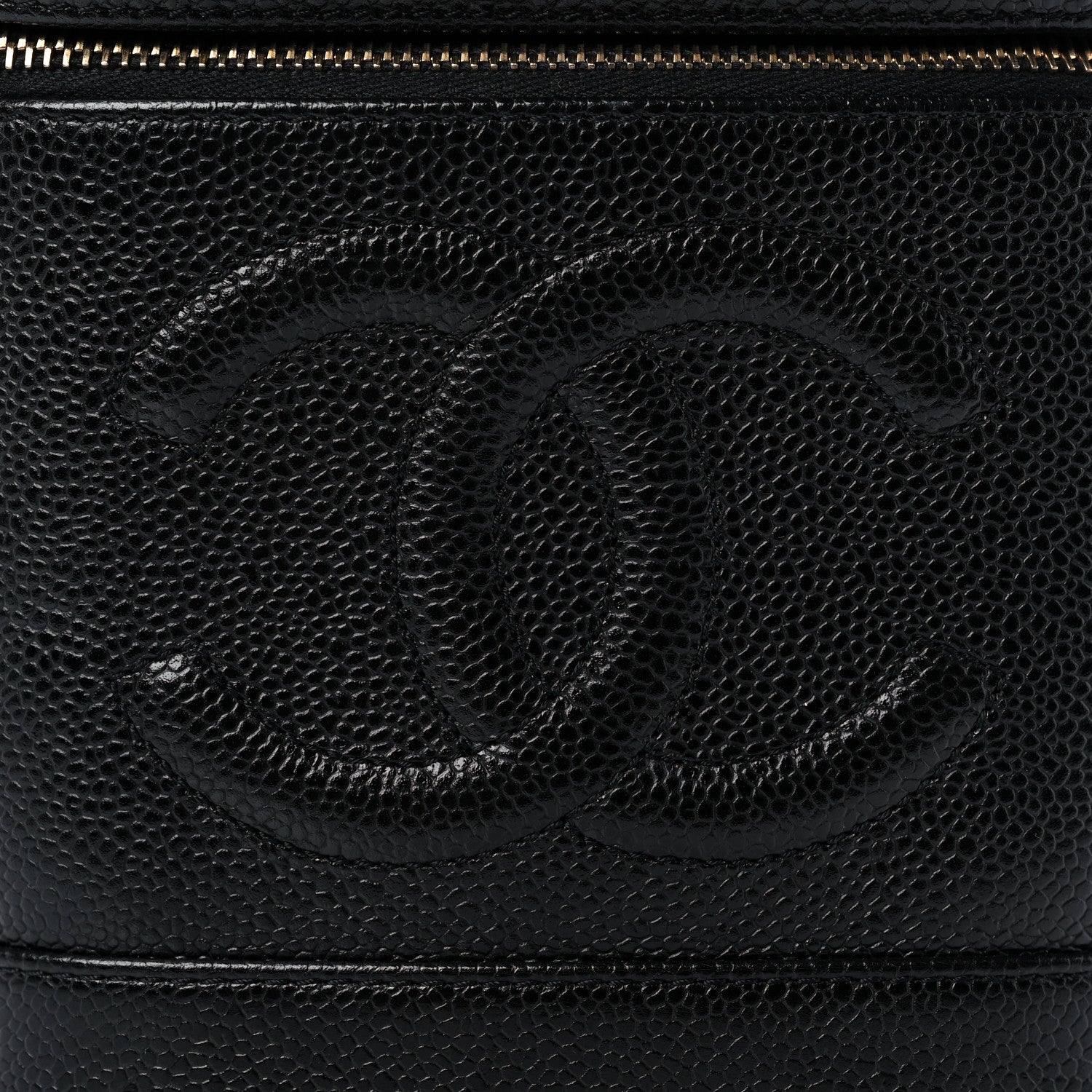 Chanel Caviar Cosmetic Vanity Bag Black 11 of 11