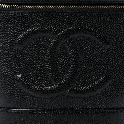 Chanel Caviar Cosmetic Vanity Bag Black 11 of 11