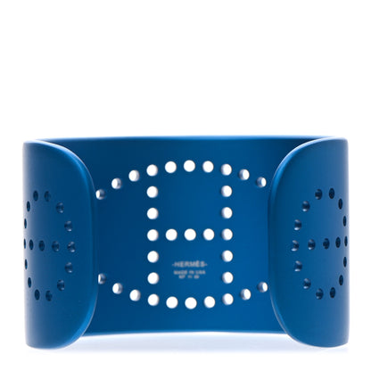 Hermes Aluminium Evelyne Sunset Cuff Bracelet T2 Bleu Egee 3 of 4