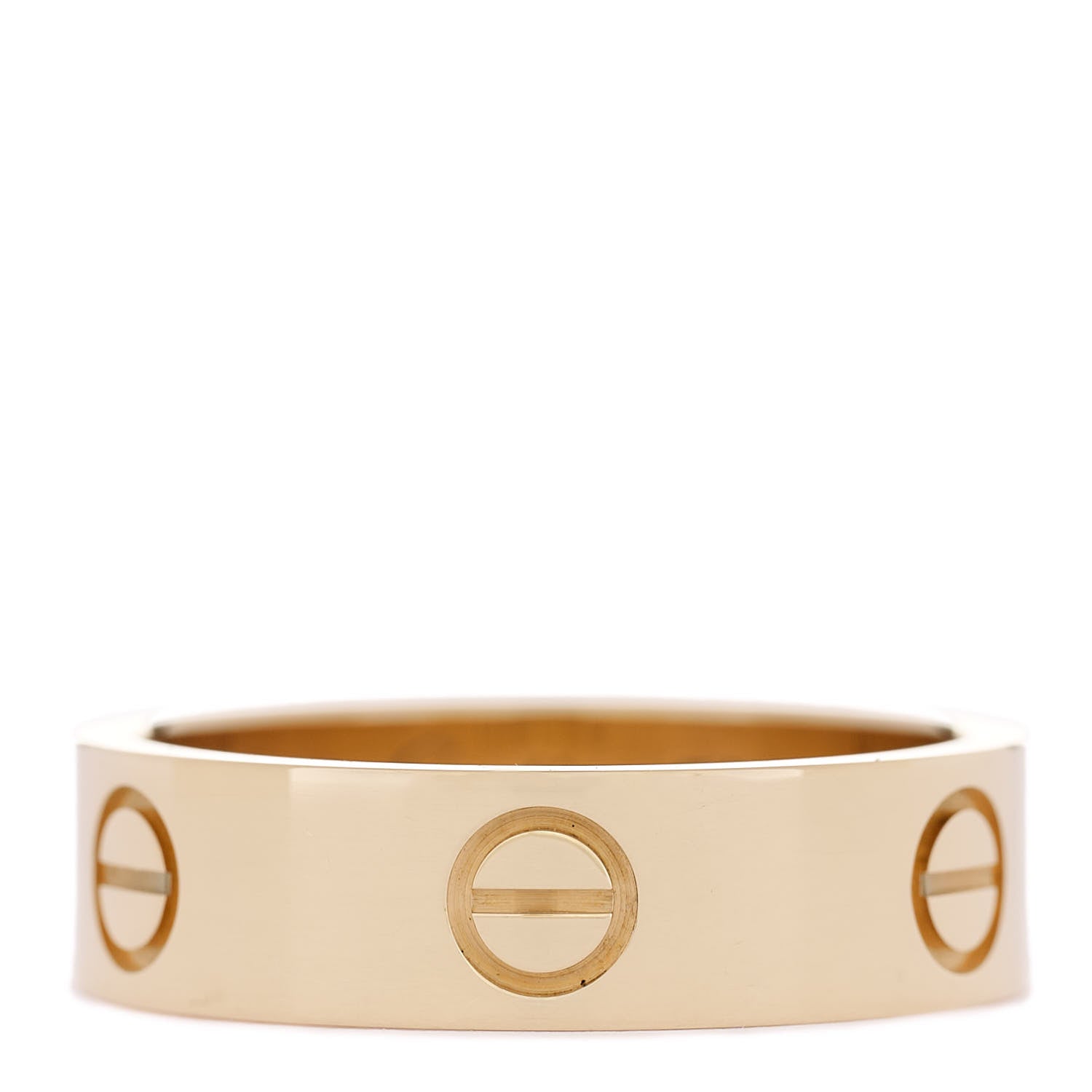 Cartier 18K Yellow Gold 5.5mm LOVE Ring 56 7.75 1 of 5