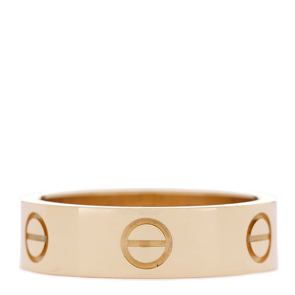 Cartier 18K Yellow Gold 5.5mm LOVE Ring 56 7.75 1 of 5