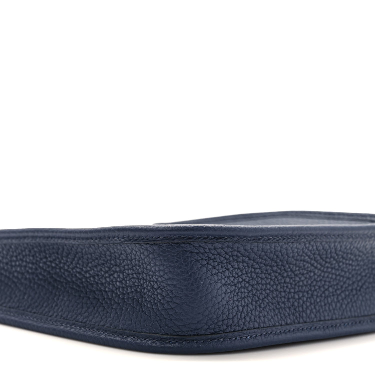 Hermes Taurillon Clemence Amazone Sangle Cavale Evelyne TPM Bleu Nuit Bleu Encre Cuivre 7 of 8