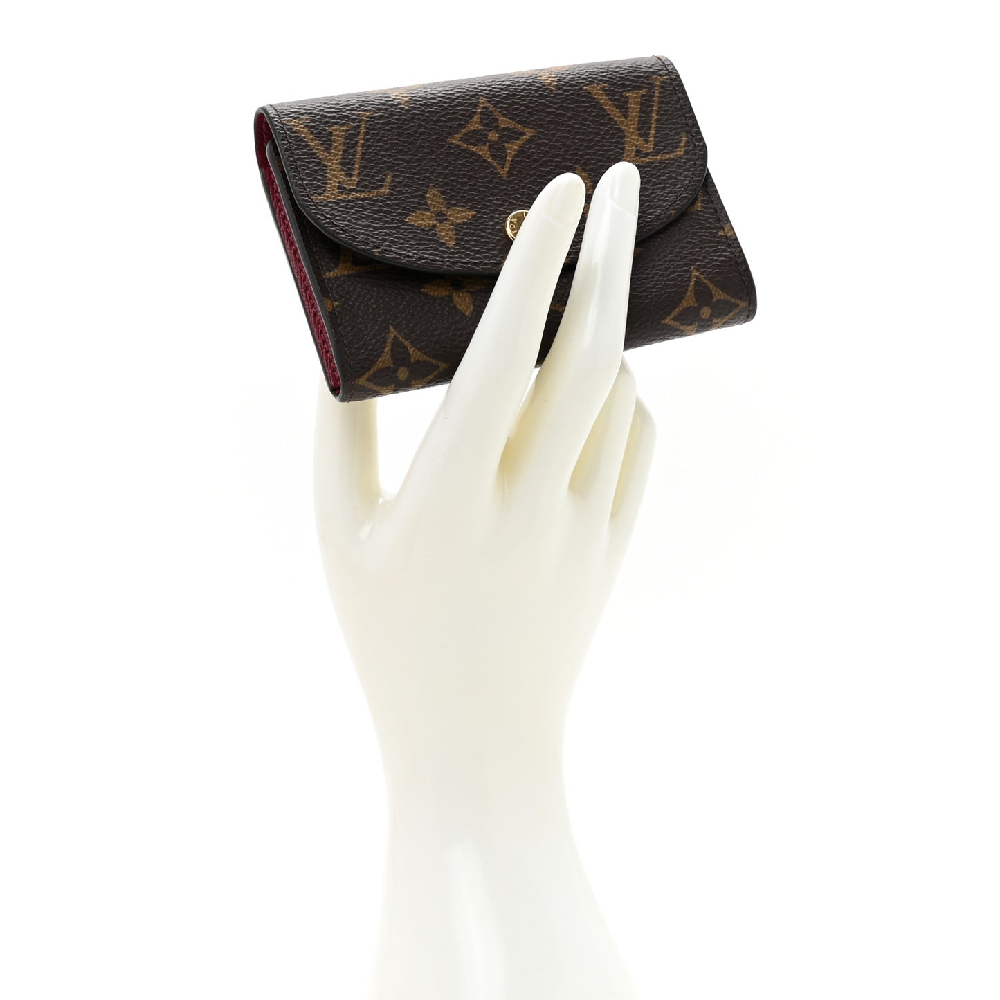 Monogram Rosalie Coin Purse Fuchsia