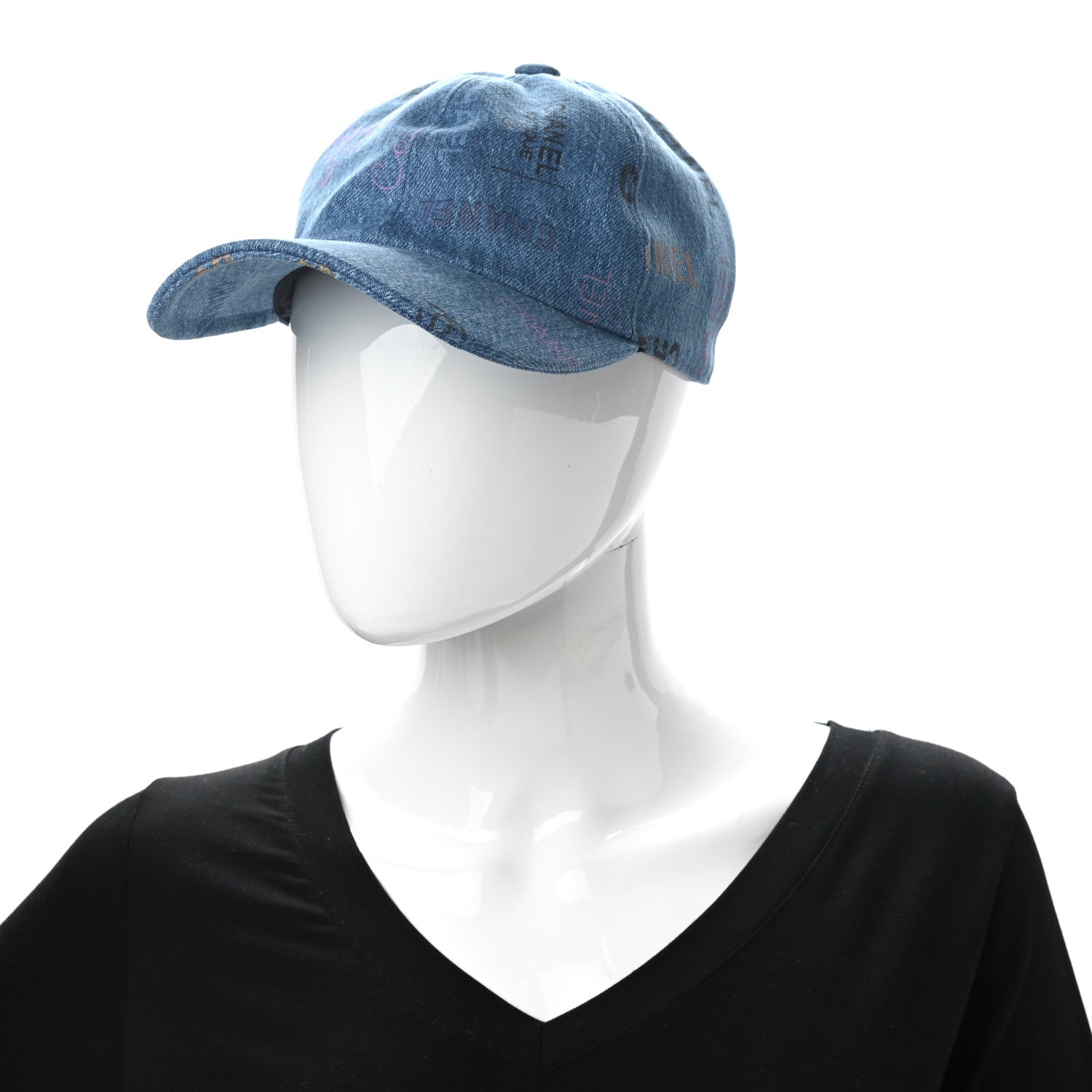 Chanel Denim Mood Cap Hat Blue 2 of 8
