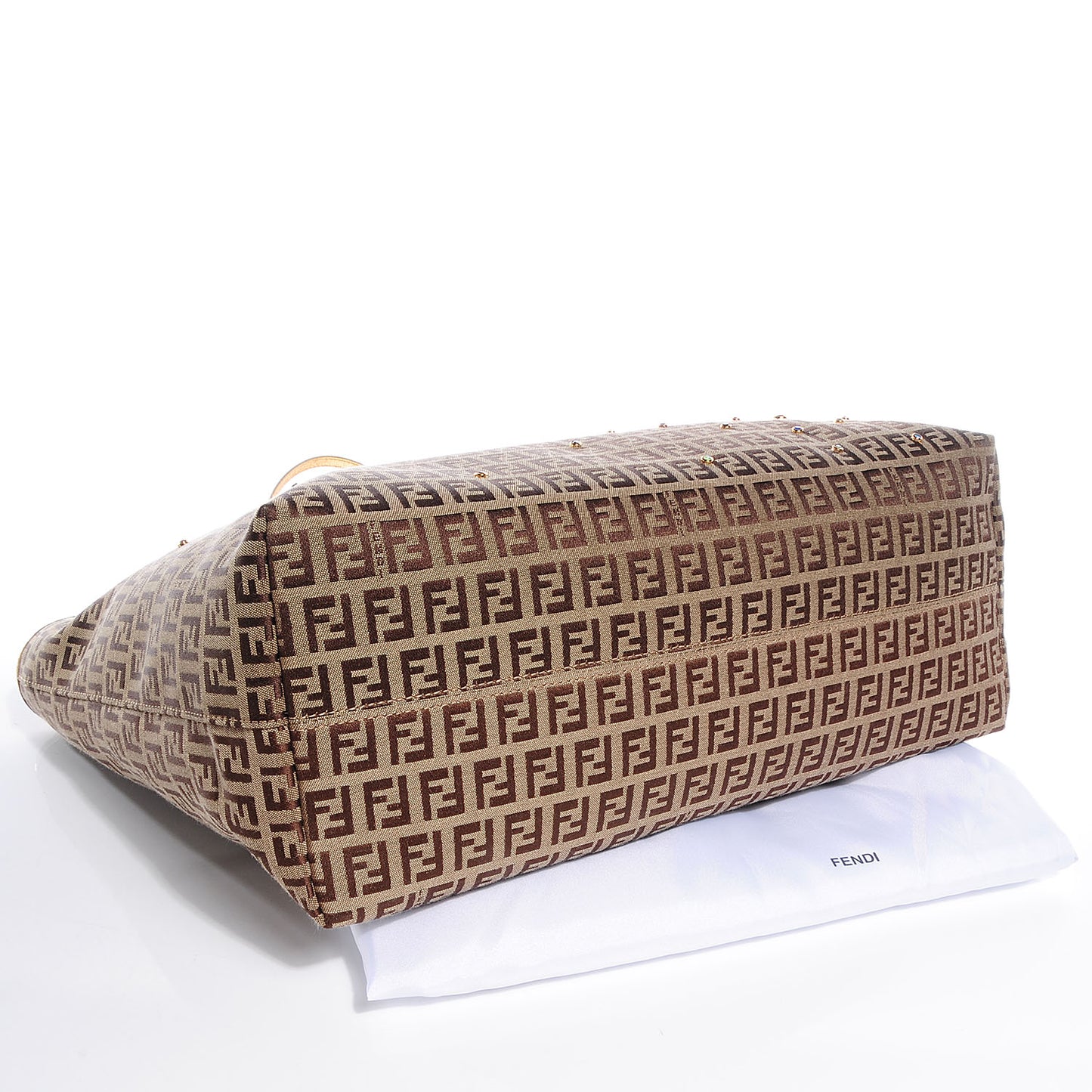 Crystal Zucchino Roll Tote Gold