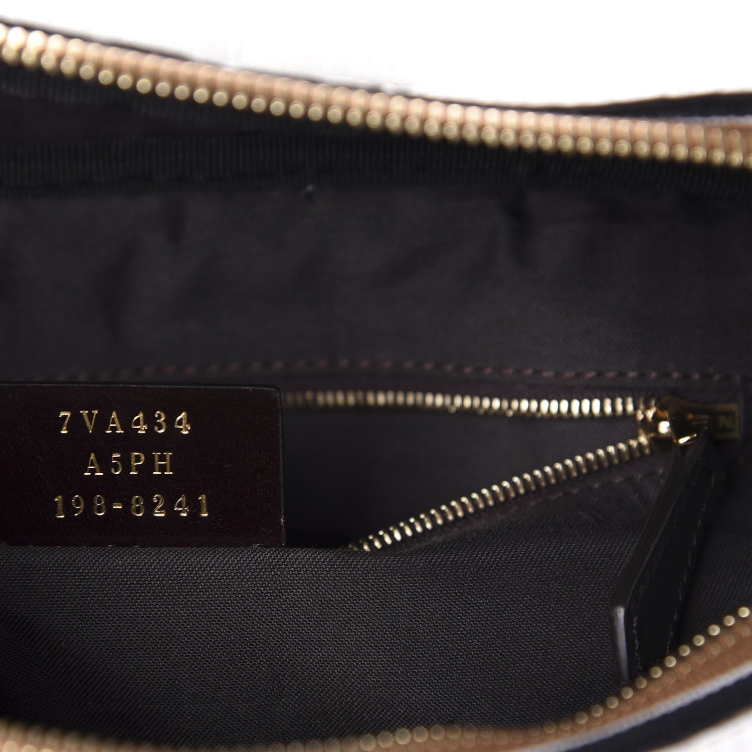 Fendi X FILA Cuoio Romano Vitello Century Mania Stars Belt Bag White Ice Ebano Multicolor 9 of 9