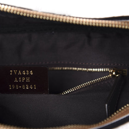 Fendi X FILA Cuoio Romano Vitello Century Mania Stars Belt Bag White Ice Ebano Multicolor 9 of 9