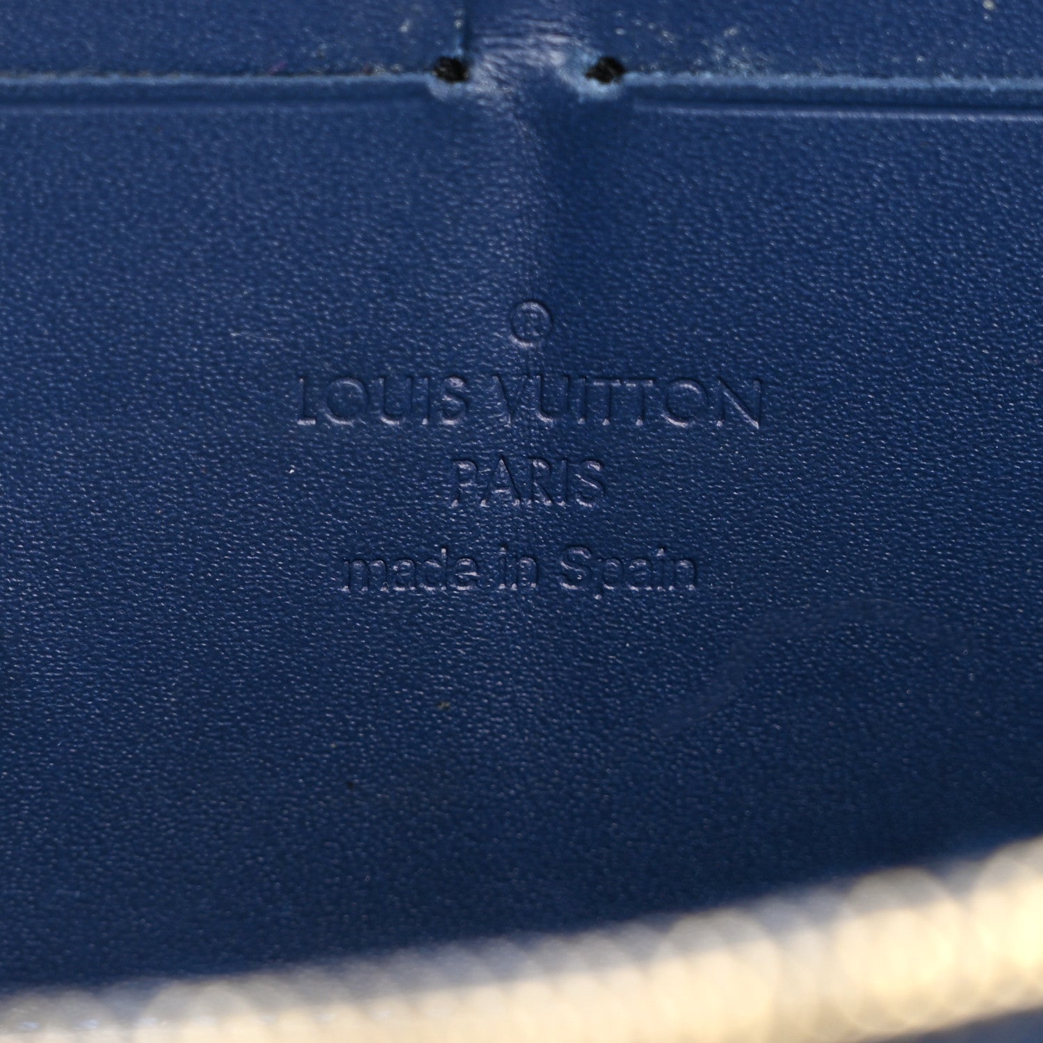 Louis Vuitton Vernis Zippy Wallet Grand Blue 6 of 19