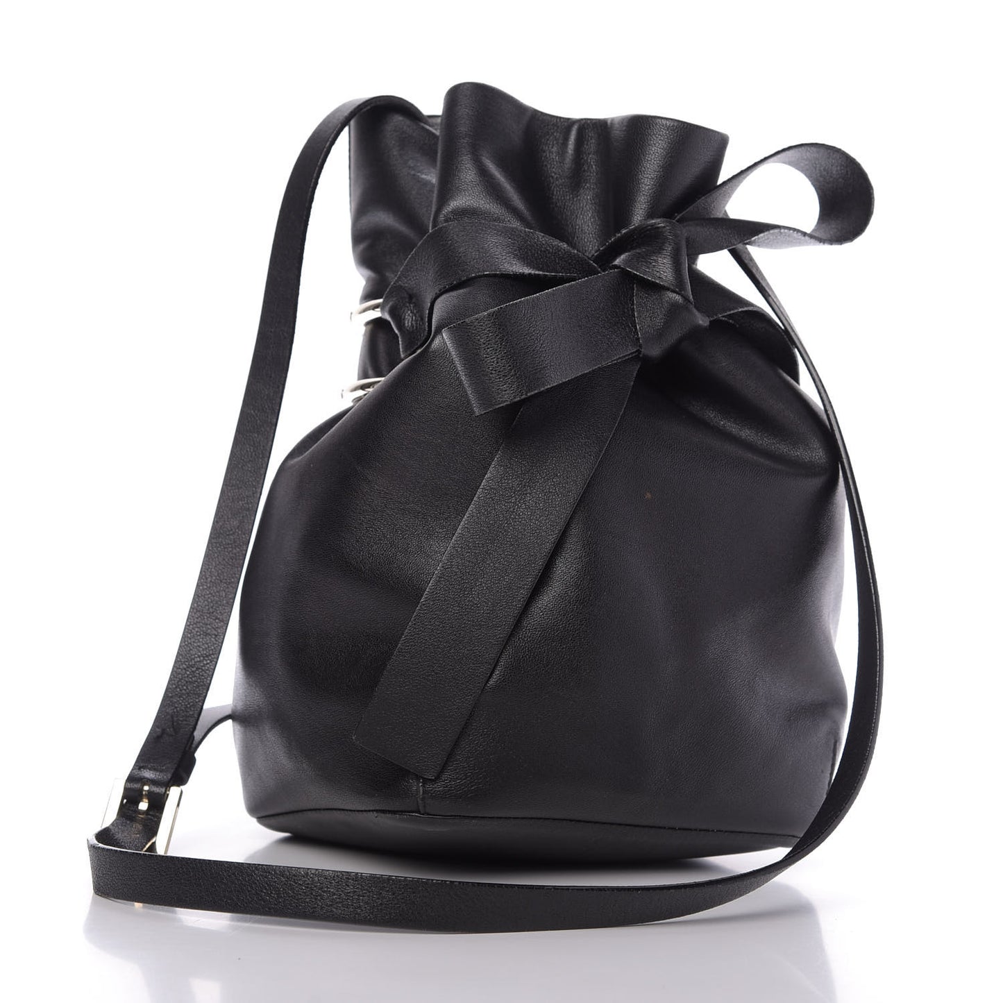 Nappa Eve Bucket Bag Black