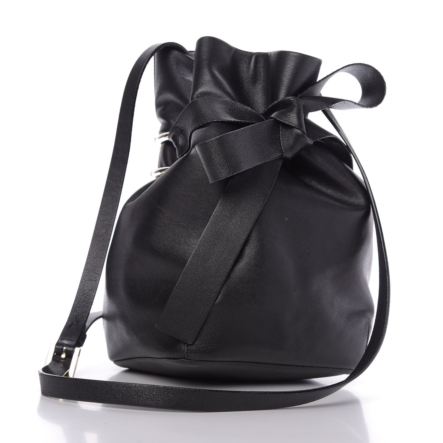 Jimmy Choo Nappa Eve Bucket Bag Black 3 of 9
