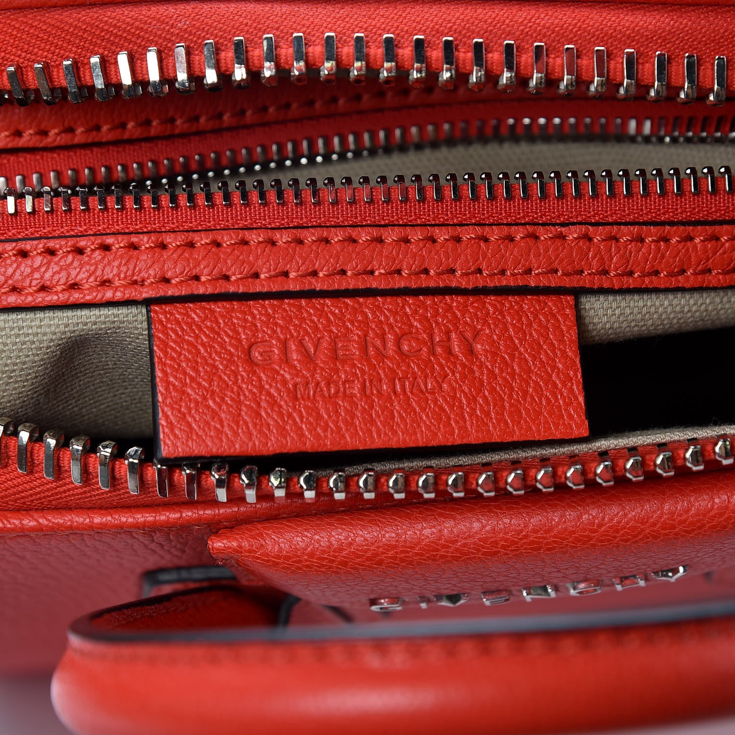 Givenchy Sugar Goatskin Mini Antigona Pop Red 6 of 9
