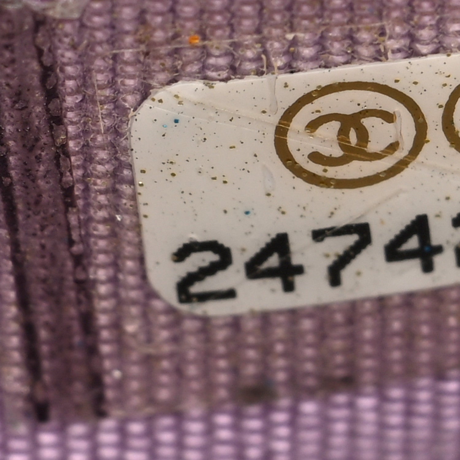 Chanel Iridescent Lambskin Quilted Reissue Wallet On Chain WOC Light Purple 7 of 10