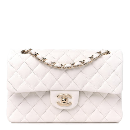 Chanel Caviar Quilted Small Double Flap White 1 of 10