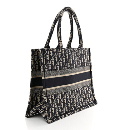 Christian Dior Oblique Medium Book Tote Blue Multicolor 3 of 14
