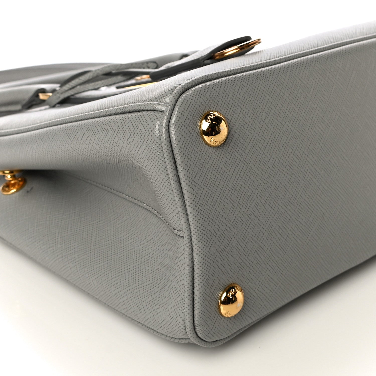 Prada Saffiano Small Galleria Double Zip Tote Nube 9 of 10