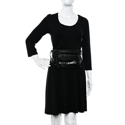 Saint Laurent Nylon Logo Nuxx Body Belt Bag Black 2 of 10