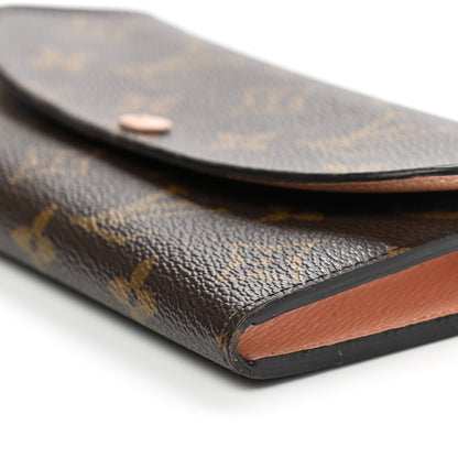 Louis Vuitton Monogram Emilie Wallet Rose Ballerine 12 of 16