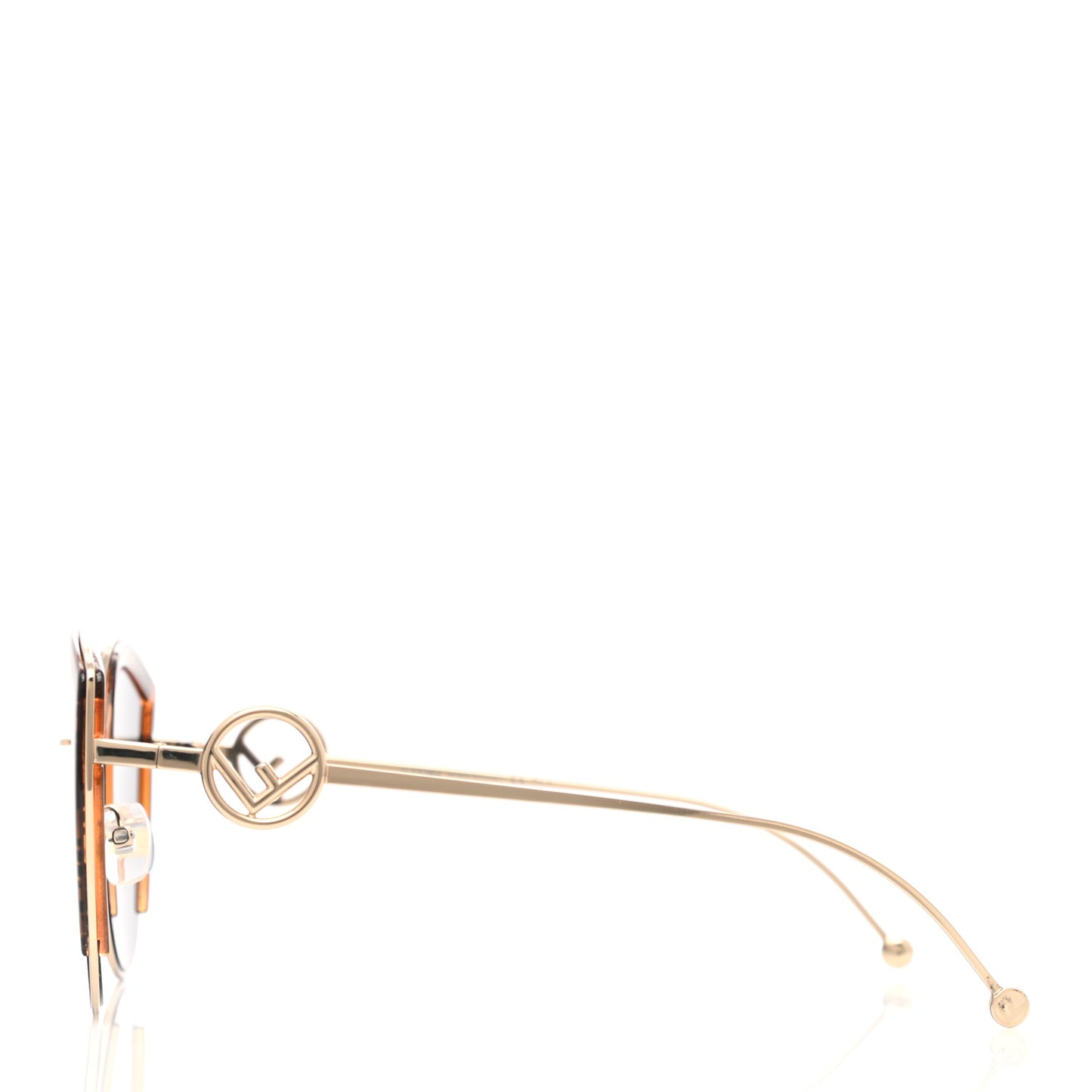 Metal Acetate F is Fendi FF Cat Eye Sunglasses FF 0290/S Blue Havana