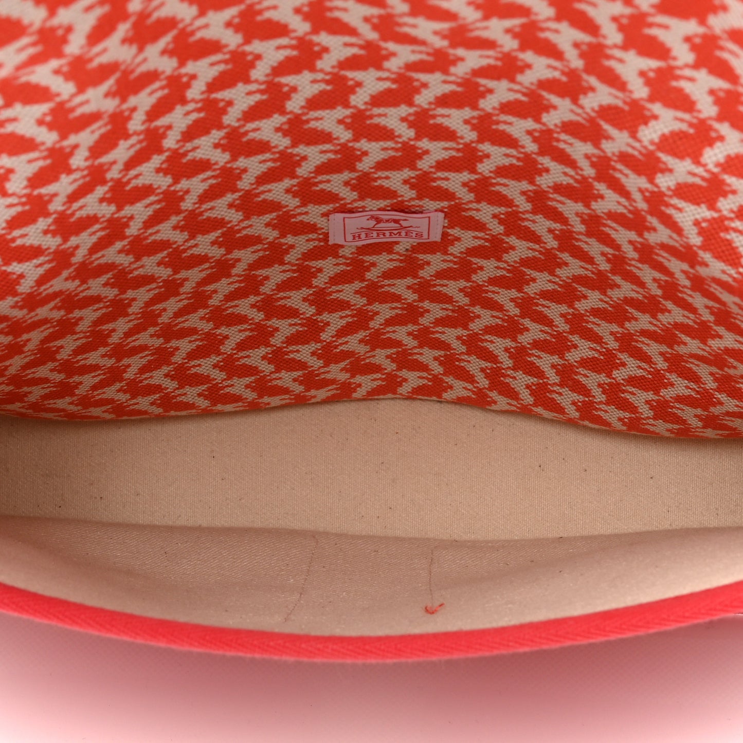 Toile Canvas Barenia Childrens Animaux Pixel Backpack Red White Orange