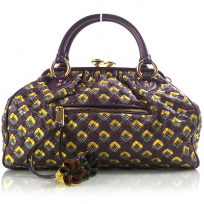 Marc Jacobs Leather Quilted Robert Leslie Stam 1 of 11