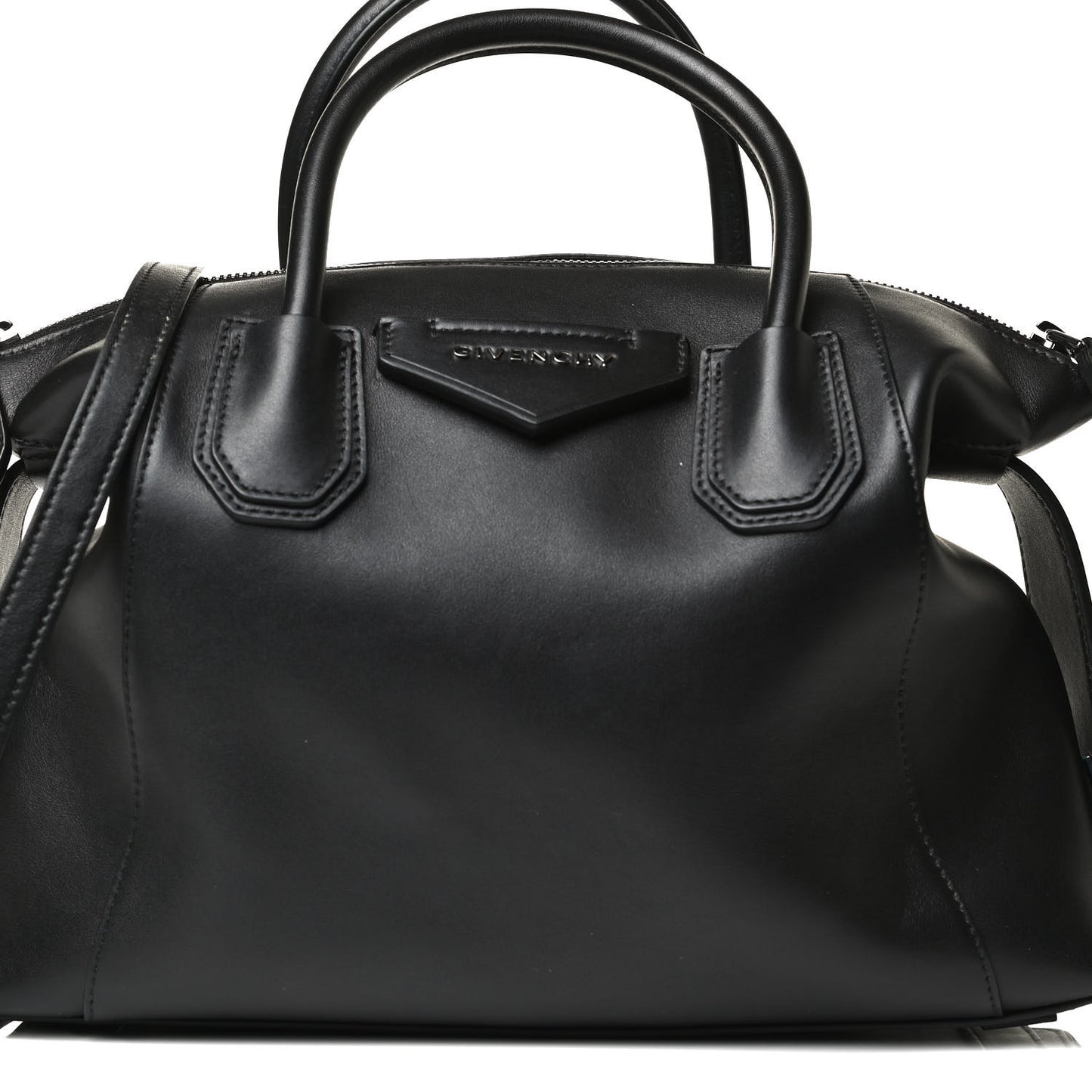 Smooth Calfskin Small Soft Antigona Black