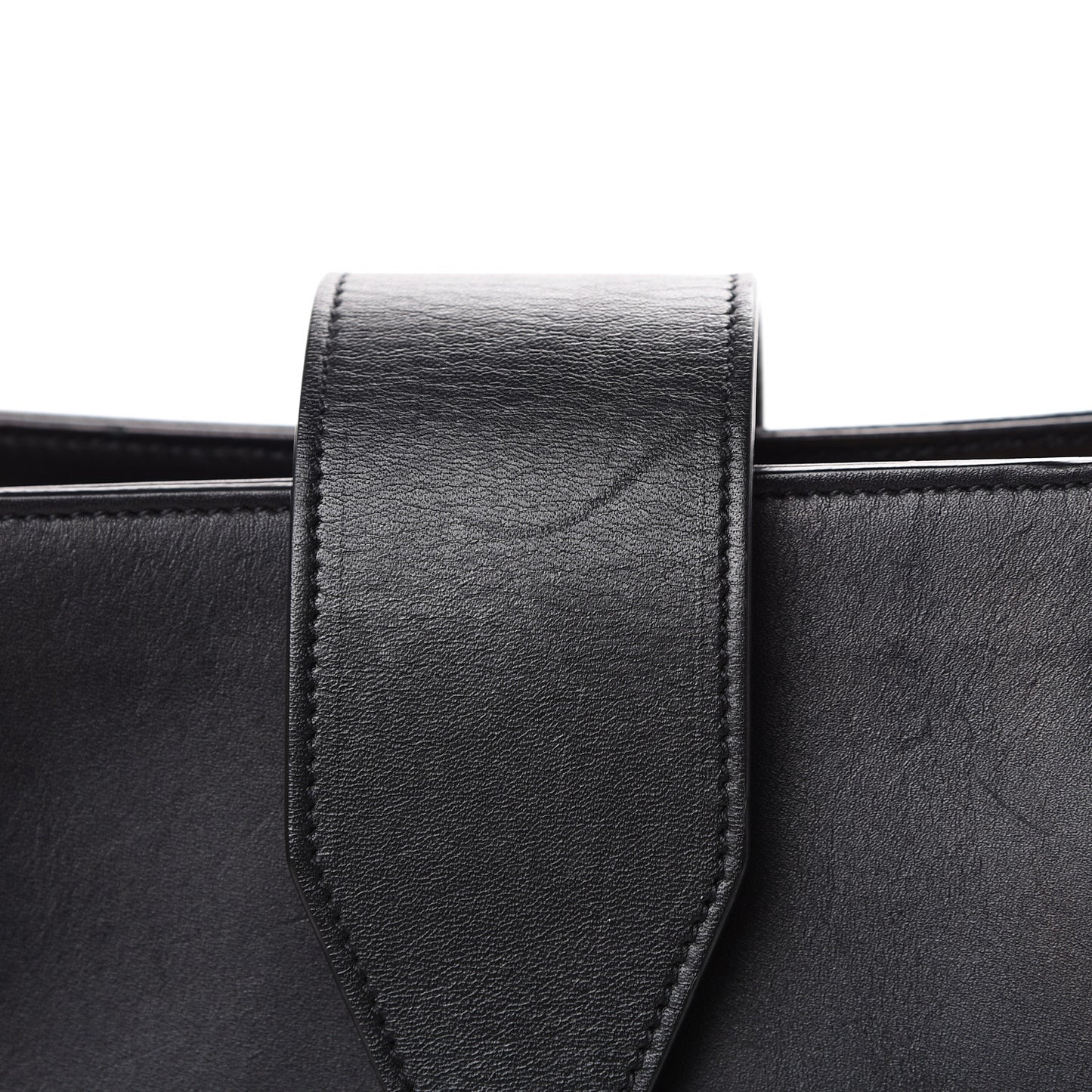 Soft Calfskin Monogram Cassandre Shopper Black