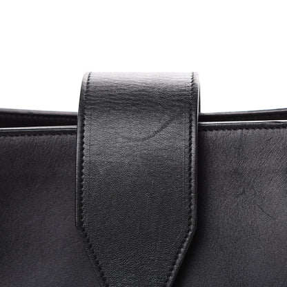 Saint Laurent Soft Calfskin Monogram Cassandre Shopper Black 11 of 19
