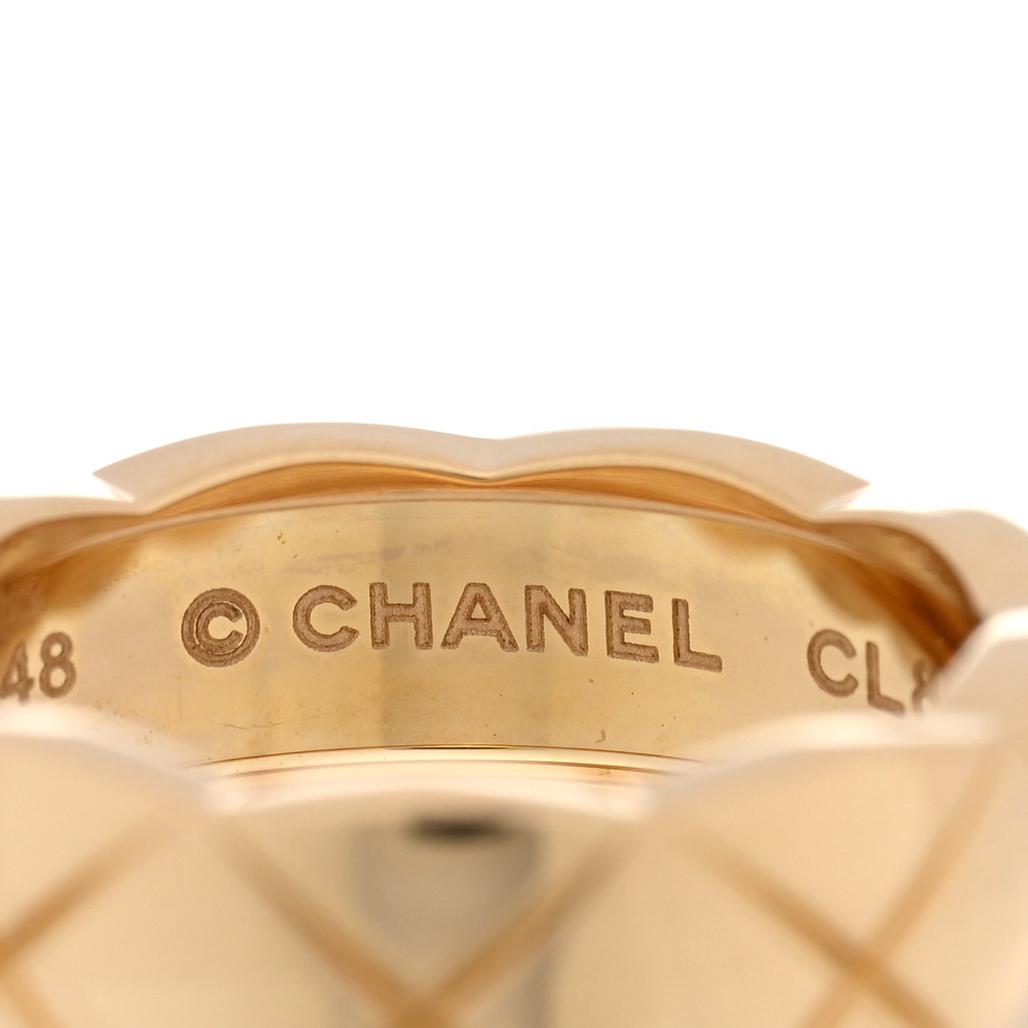 18K Yellow Gold Small Coco Crush Ring 48 4.5
