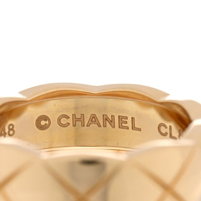 Chanel 18K Yellow Gold Small Coco Crush Ring 48 4.5 4 of 4