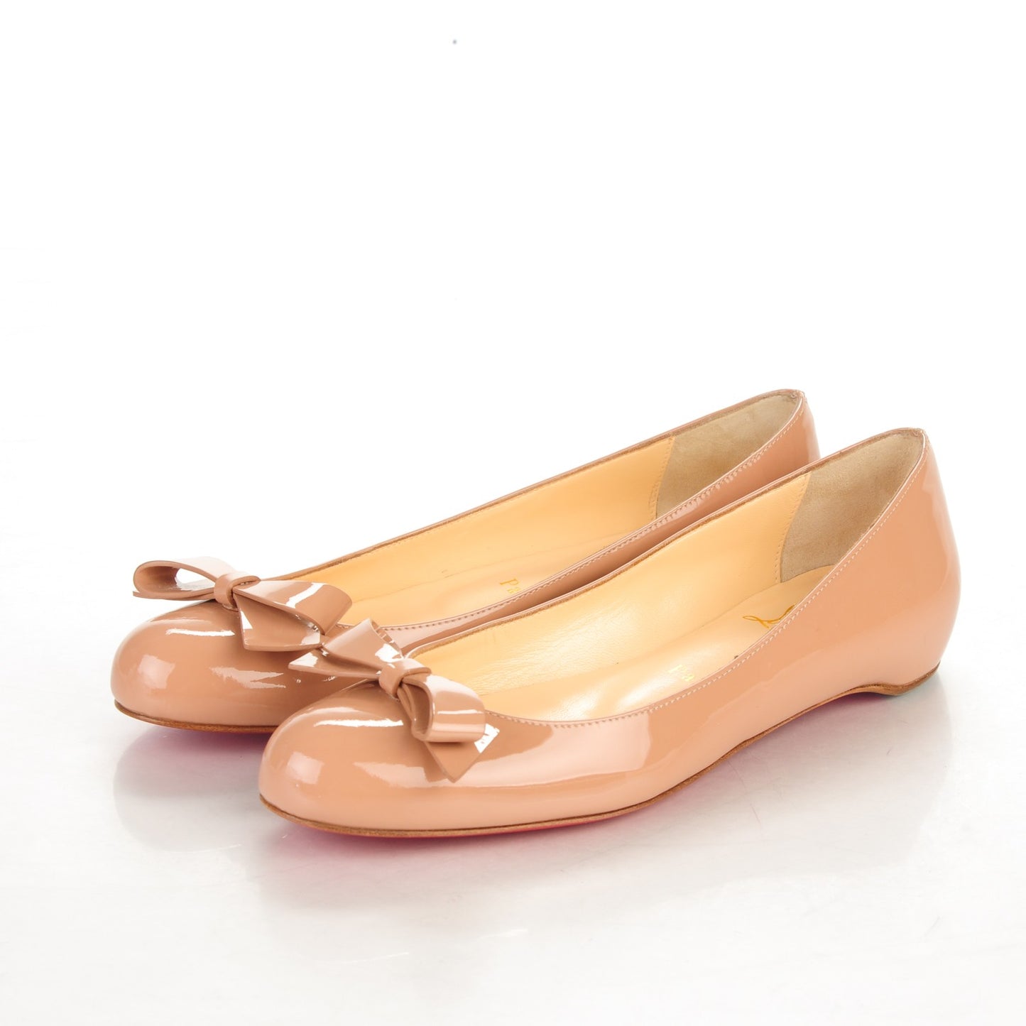 Patent Simplenodo Ballerina Flats 35.5 Nude