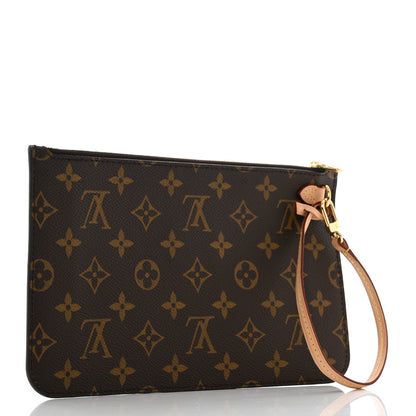 Louis Vuitton LOUIS VUITTON Monogram Neverfull MM GM Pochette 3 of 6