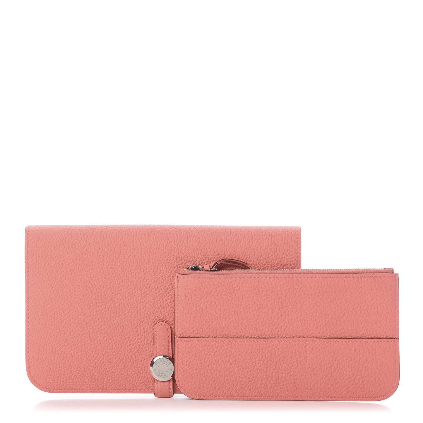 Togo Dogon Duo Wallet Rose Candy