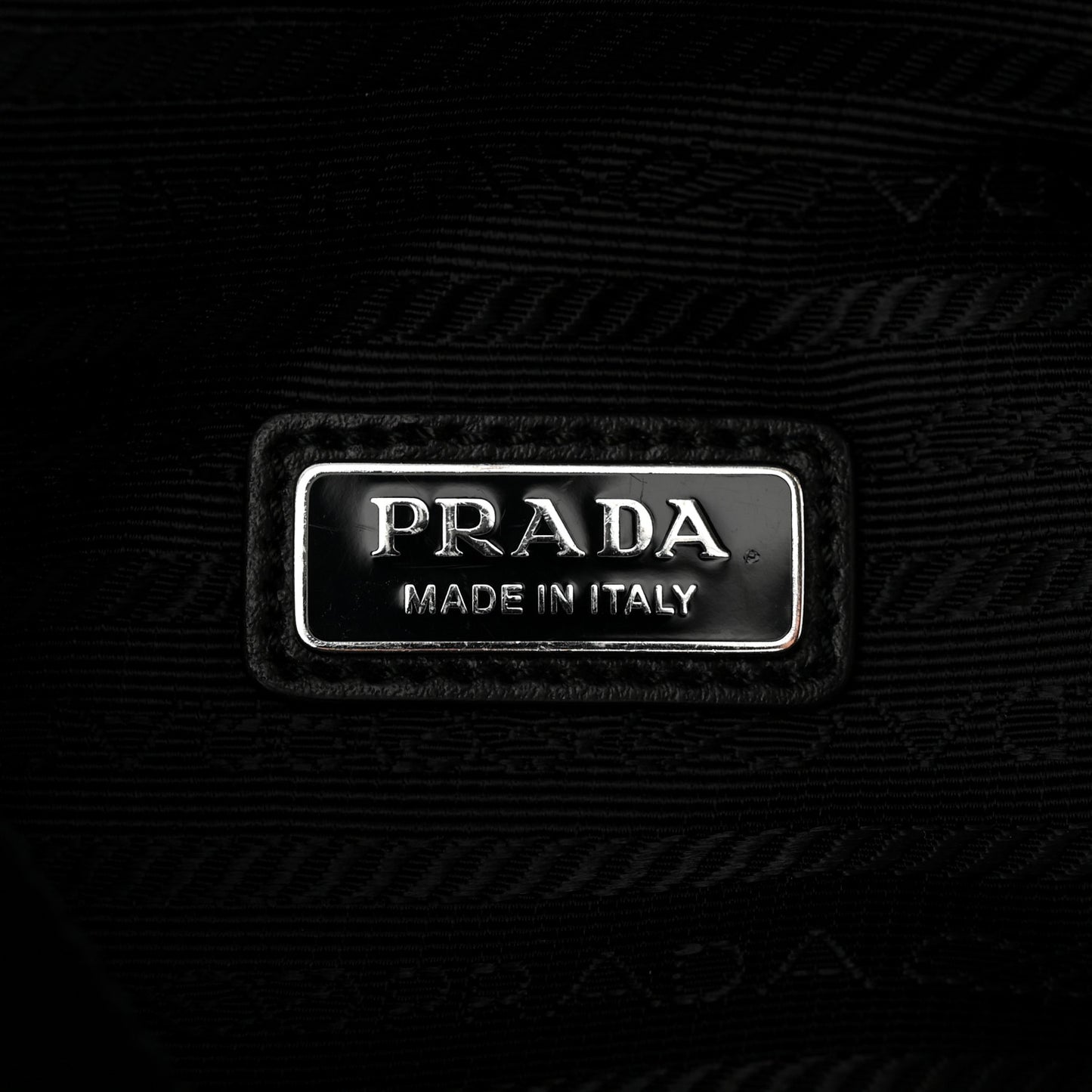 Saffiano Triangle Belt Bag Black