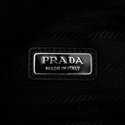 Prada Saffiano Triangle Belt Bag Black 6 of 12