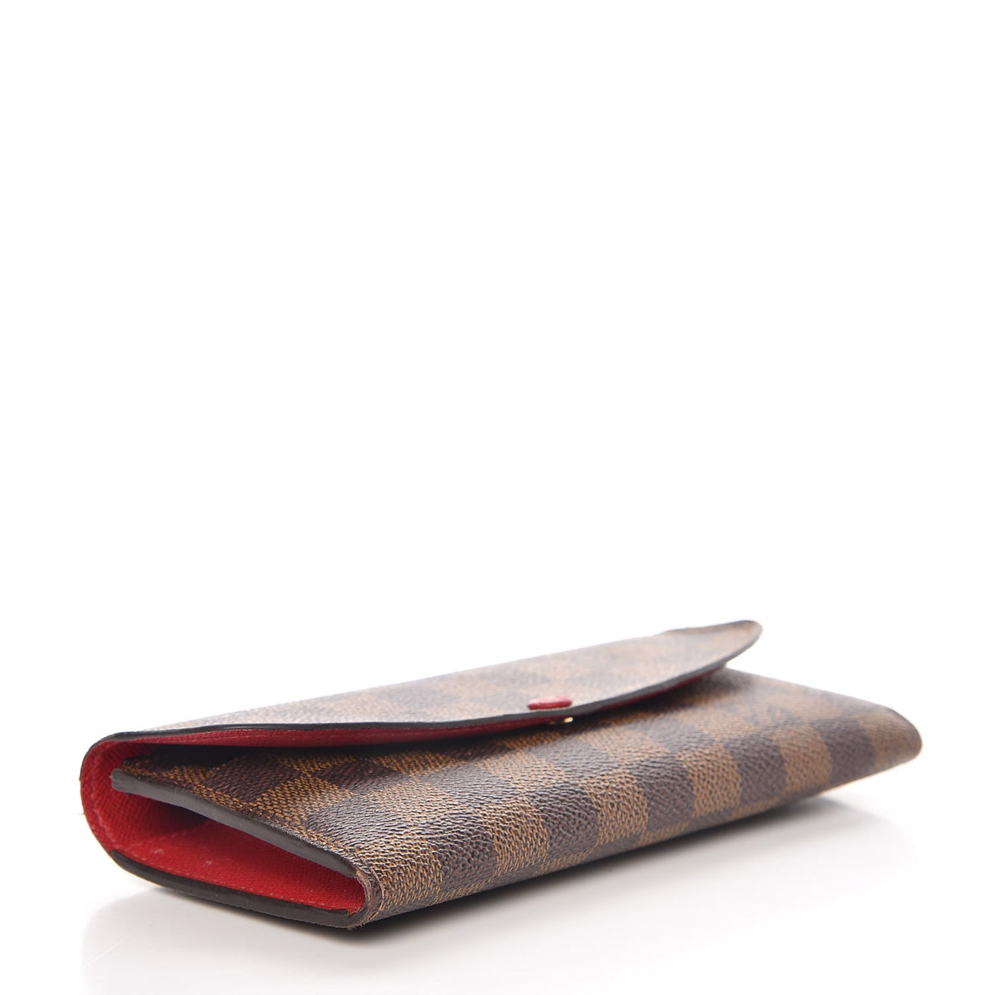 Damier Ebene Emilie Wallet Red