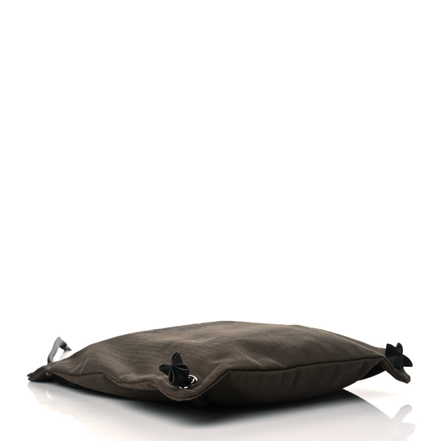 Hermes Herringbone Canvas Swift Maline Bag Kaki Ebene 4 of 11
