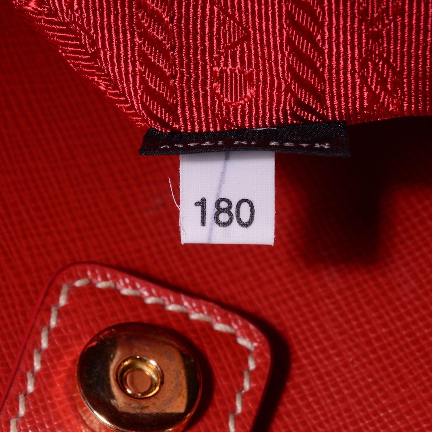 Prada Saffiano Lux Shopping Tote Fuoco 9 of 10