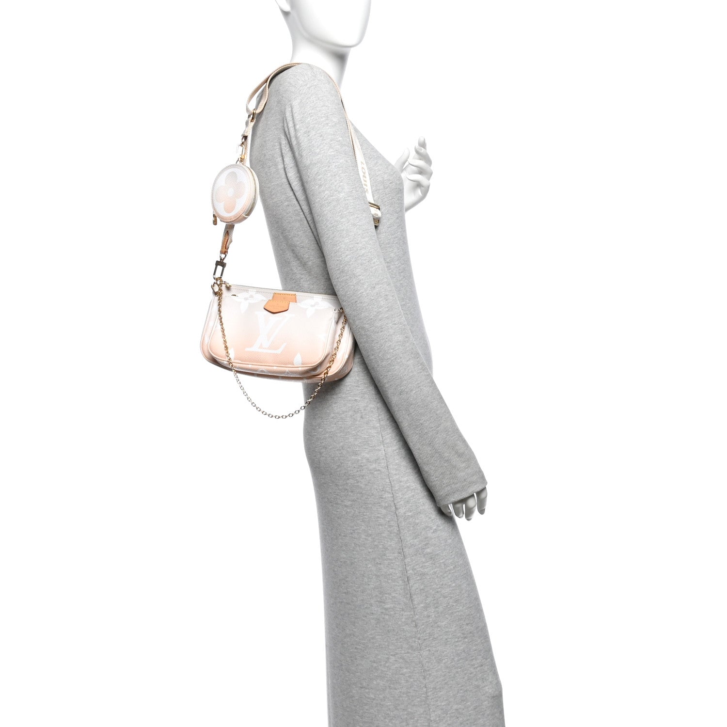 Louis Vuitton Monogram Giant By The Pool Multi Pochette Accessories Brume 2 of 9