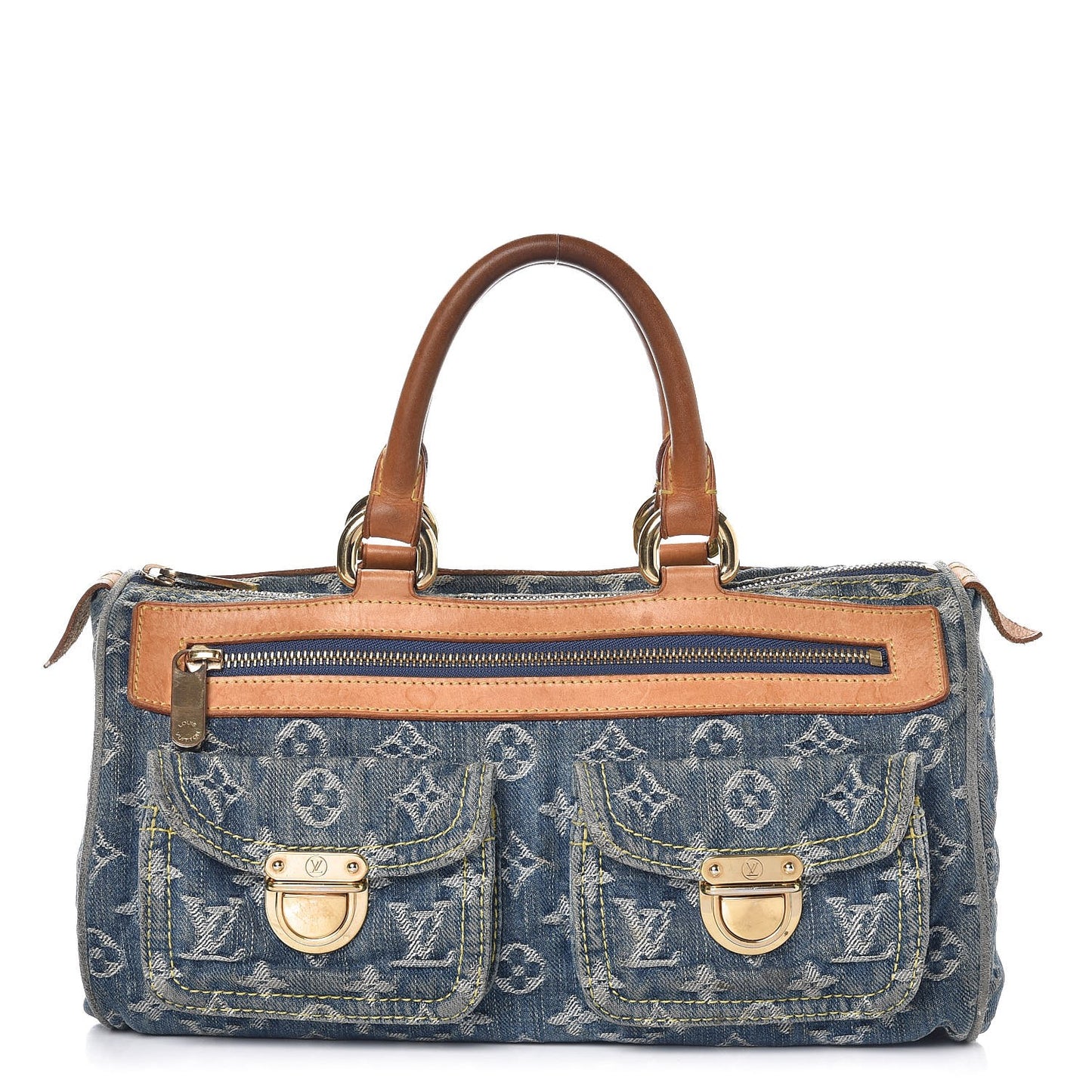 Monogram Denim Neo Speedy Blue