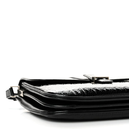 Saint Laurent Patent Embossed Small Le Monogramme Satchel Black 8 of 9