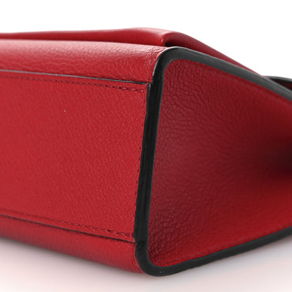 Louis Vuitton Soft Calfskin My Lockme Chain Bag BB Rubis 10 of 11