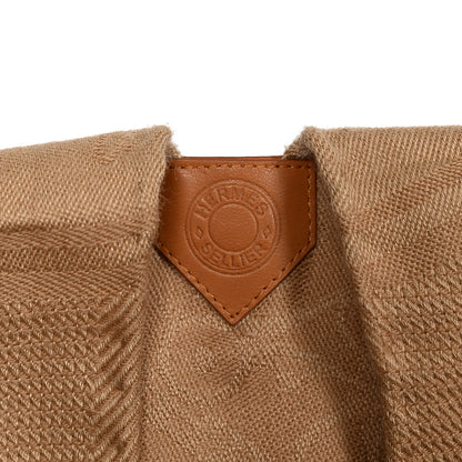 Hermes Cashmere Silk New Libris Poncho Kraft 2 of 4
