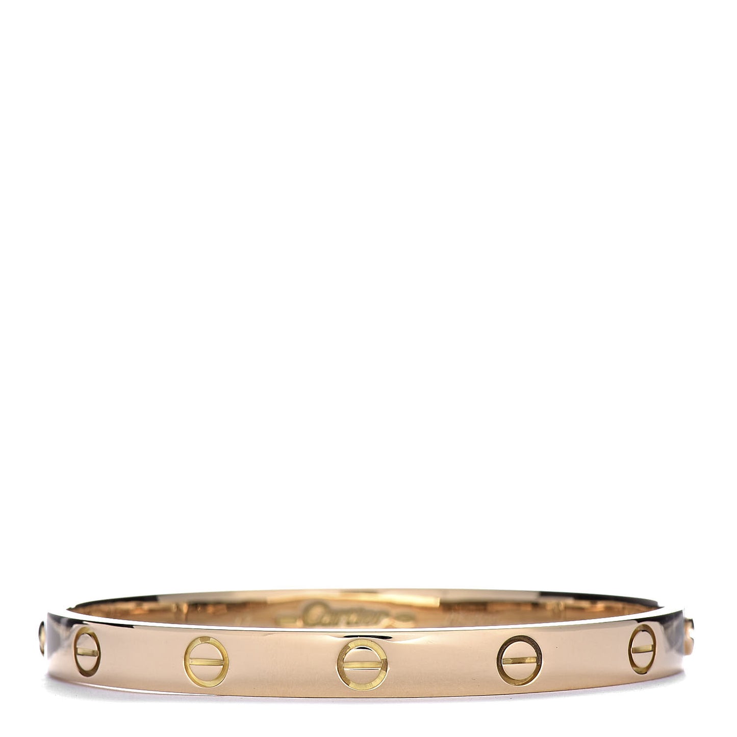 18K Yellow Gold LOVE Bracelet 17