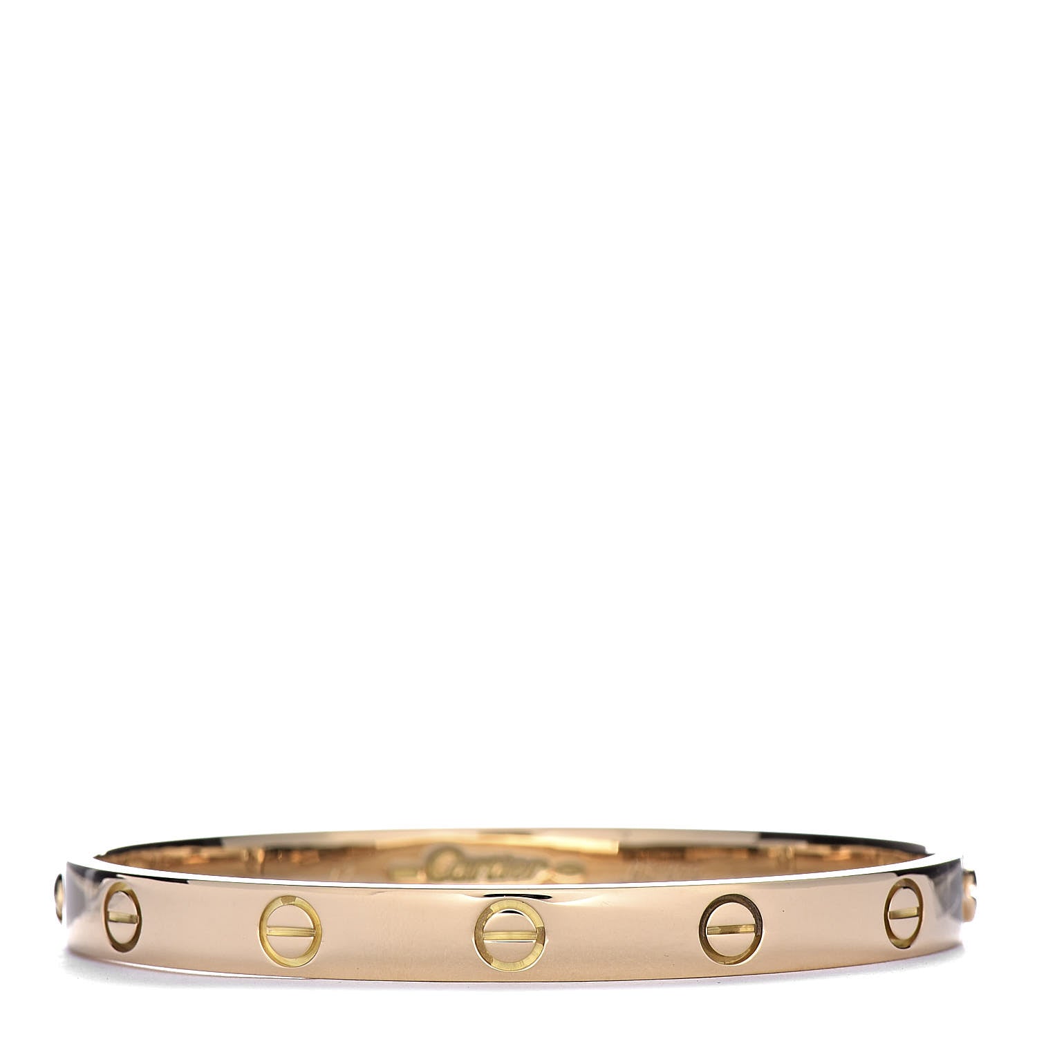 Cartier 18K Yellow Gold LOVE Bracelet 17 1 of 7