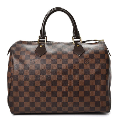 Louis Vuitton Damier Ebene Speedy 30 1 of 9