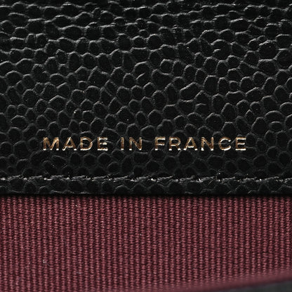 Chanel Caviar Quilted Flap Card Holder Wallet Black 7 of 11