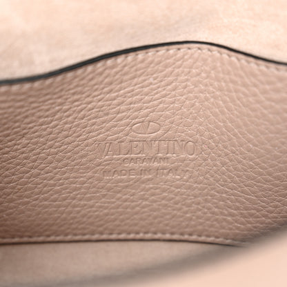 Valentino Garavani Pebbled Calfskin Medium Rockstud Flip Lock Crossbody Bag Poudre 6 of 11