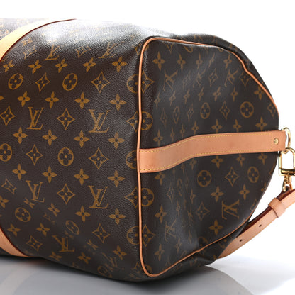 Louis Vuitton Monogram Keepall Bandouliere 55 8 of 11